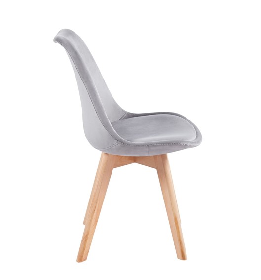 Krzesło Velvet PC-010-V Szary