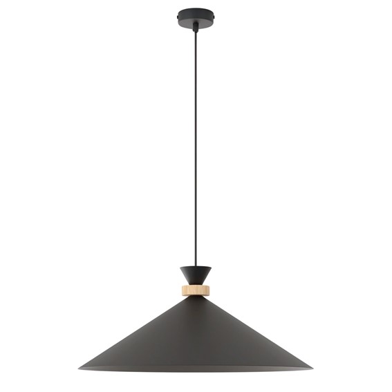 Lampa Wisząca OLIVO 1L Czarny