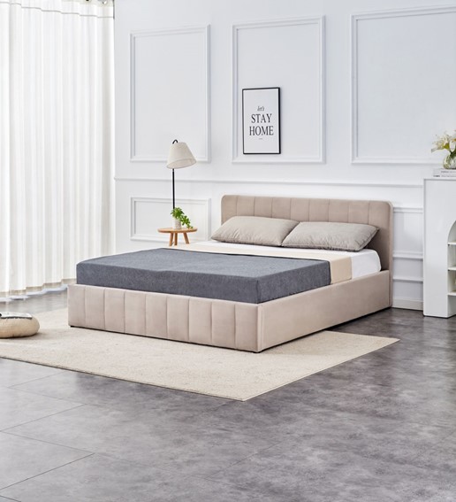 Łóżko Tapicerowane LT3-FX 160x200 Beżowy