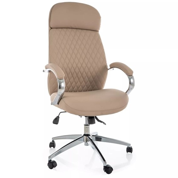 Fotel Obrotowy Q-09 Beżowy