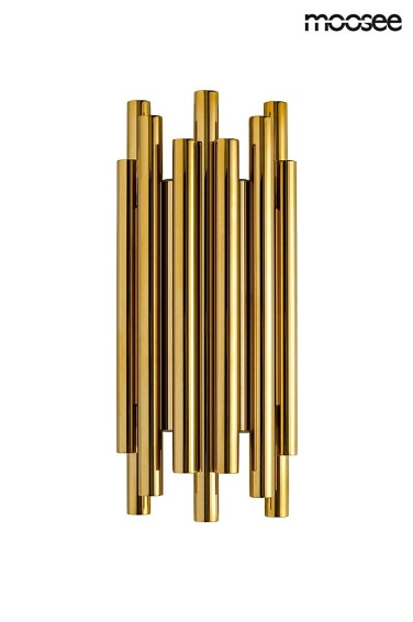 Lampa ścienna ORGANO Złota