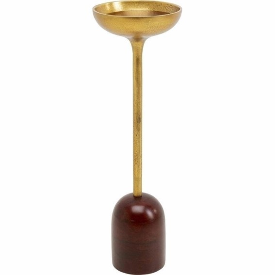 Stolik BIBO Fi20,32cm Złoty/Brąz