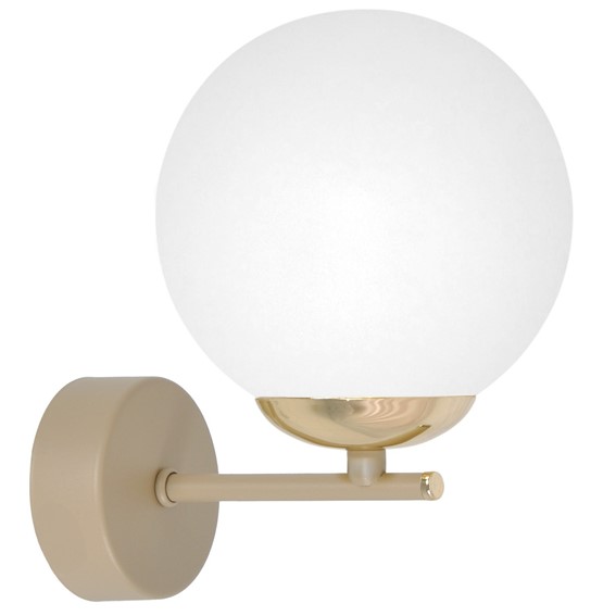 Kinkiet SAVIA K-5795 Biały/Beż/Złoty