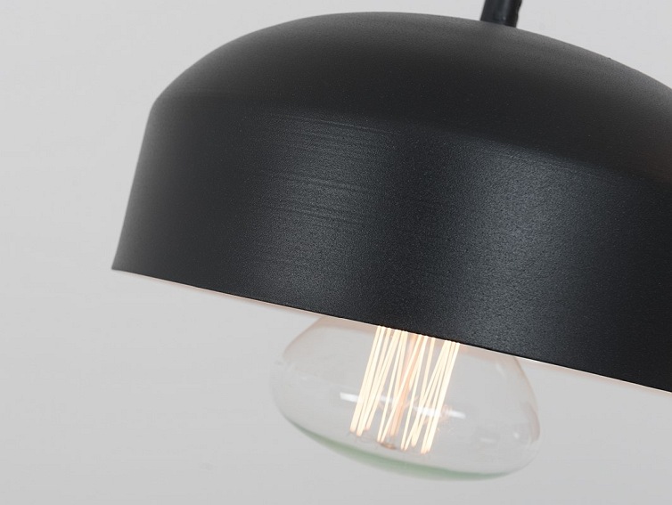 Lampa wisząca POPO FLAT 2 – czarny