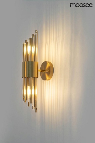 Lampa Ścienna AMADEO Złoty