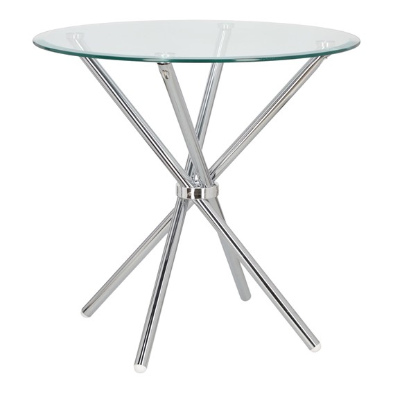 Stół TROY Fi90cm Chrom