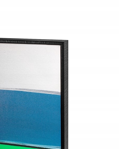 Obraz ABSTRACT SHAPES GREEN 73x143 cm