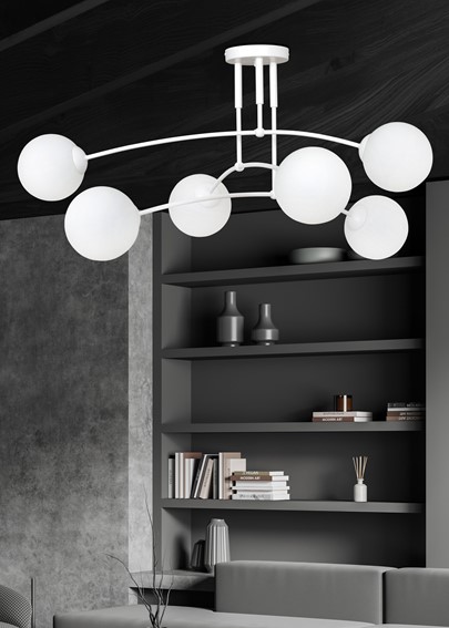 Lampa Sufitowa PREGOS 6 Biały