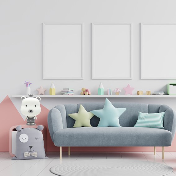 Lampka Dekoracyjna Misiek z Koroną LED Szary