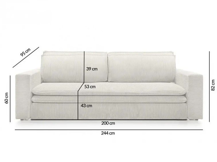 Sofa SENSE Ciemna Zieleń z Funkcją Spania - I Grupa Tkanin