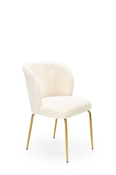Krzesło K-474 64x54x80 Kremowy/Złoty