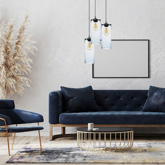 Lampa Wisząca VIOLLA 1L Czarny