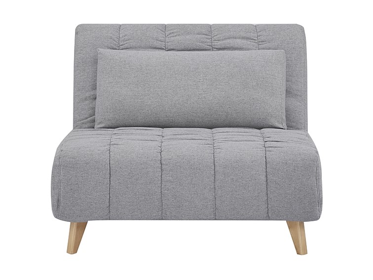 Fotel BILLY Buk/Szary TAP.137