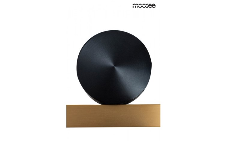 Lampa Ścienna WAND 45 Złoty/Czarny