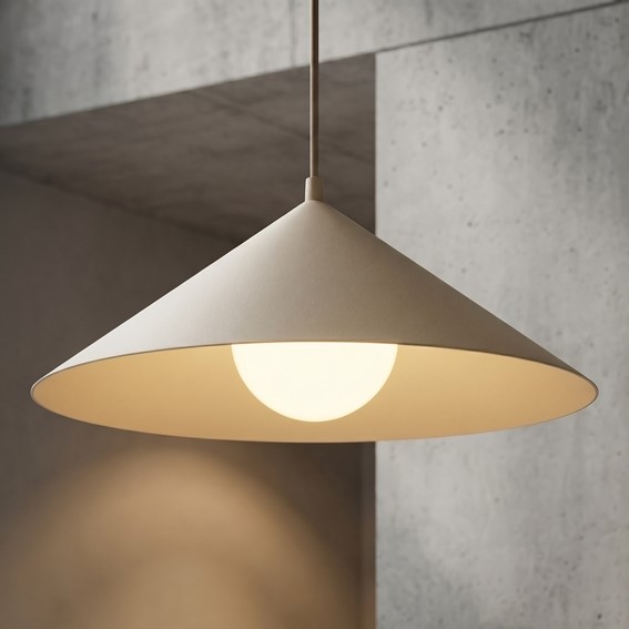Lampa Wisząca MONO 1L Beżowy/Opal