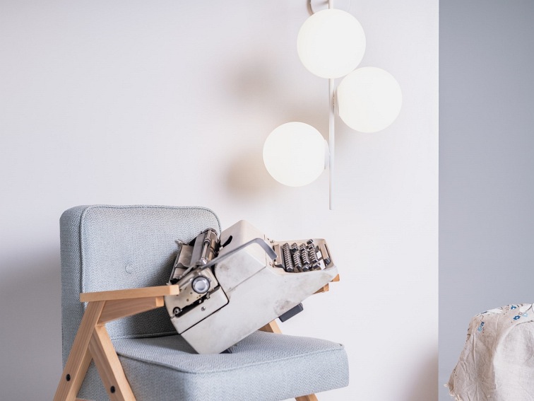 Lampa Ścienna Bobler 1 Connect 40x75 Biały