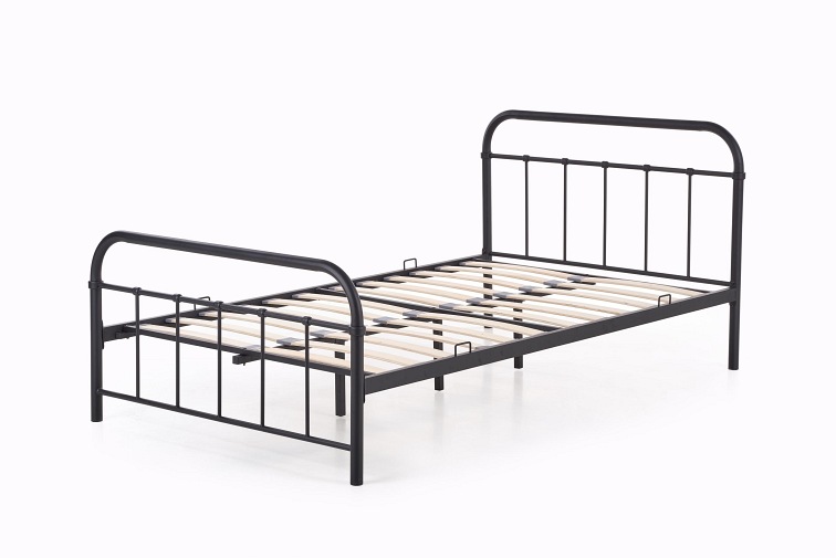 Łóżko LINDA 120x200cm czarne