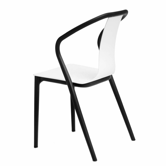 Krzesło BELLA Czarne/Białe