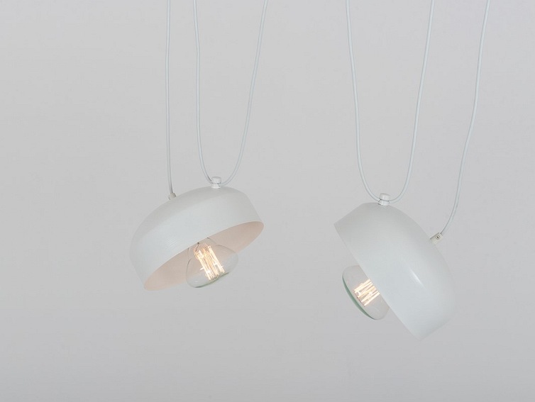 Lampa wisząca POPO FLAT 2 – biały