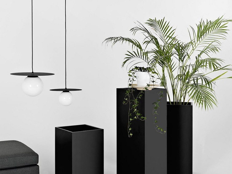 Donica PALMUS 100x35x35 – czarny