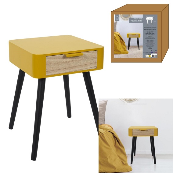 Szafka Nocna PADANO Żółta