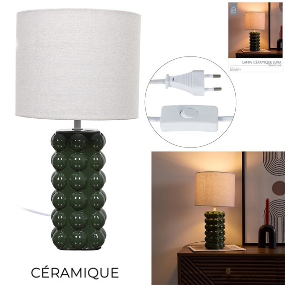 Lampka Stołowa RAMIL Zielony