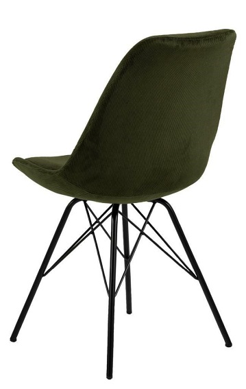 Krzesło ERIS Sztruks Zielony