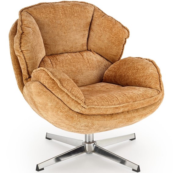 Fotel Wypoczynkowy GUIDO Musztardowy