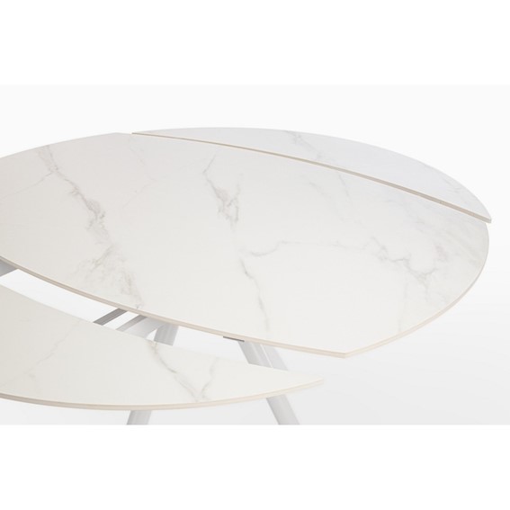 Stół Ogrodowy RAUNI Rozkładany 87-135 Biały