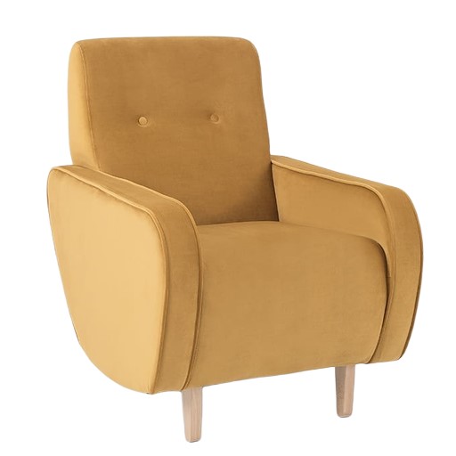 Fotel PANDA Marakuja/Naturalny