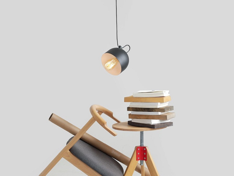 Lampa wisząca POPO 1 – czarny