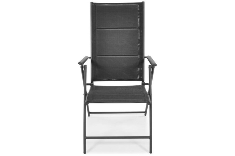 Zestaw Ogrodowy (Stół PORTO + Krzesła MODENA) 6-Osobowy Czarny