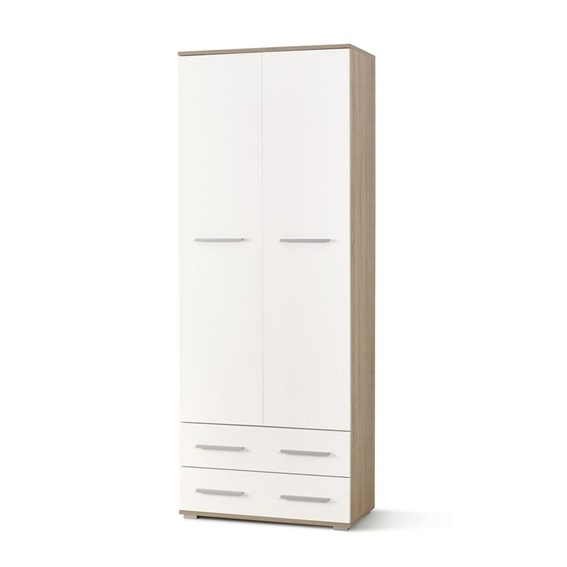 Regał LIMA REG2 Dąb Sonoma/Biały