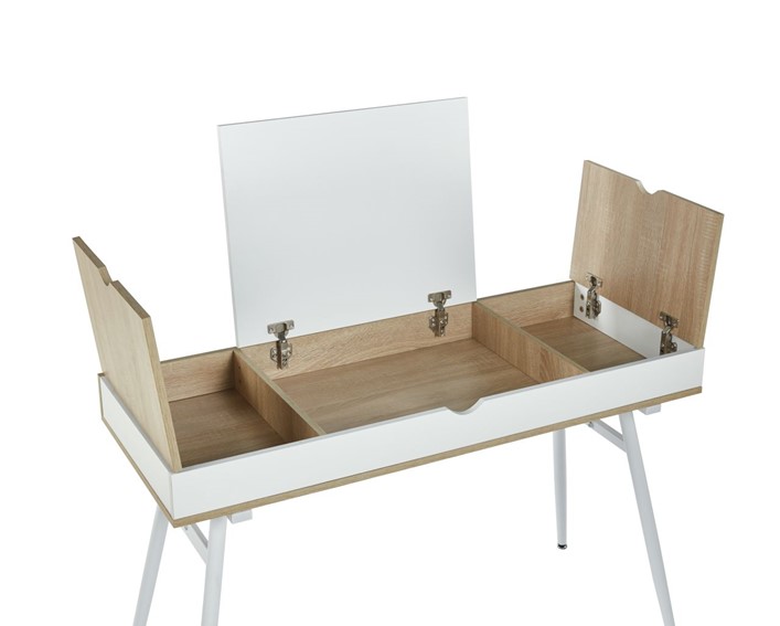 Biurko B16-FX Dąb Sonoma/Biały