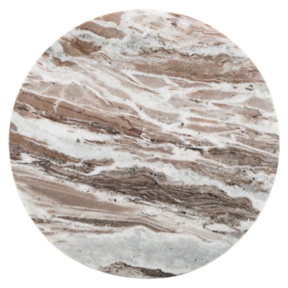 Stolik OBEROY Fi45cm Brązowy