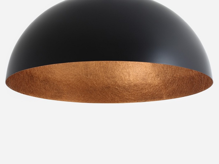 Lampa wisząca LORD 90 – miedziano-czarny