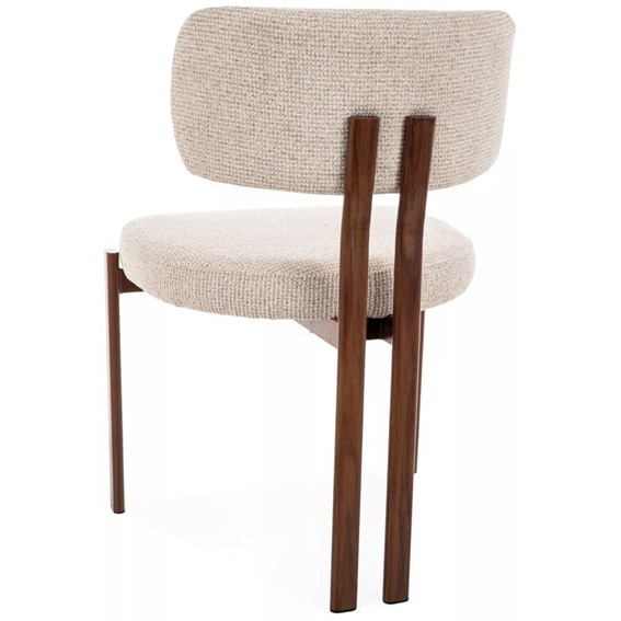 Krzesło MISAKI D Jasny Beż/Orzech