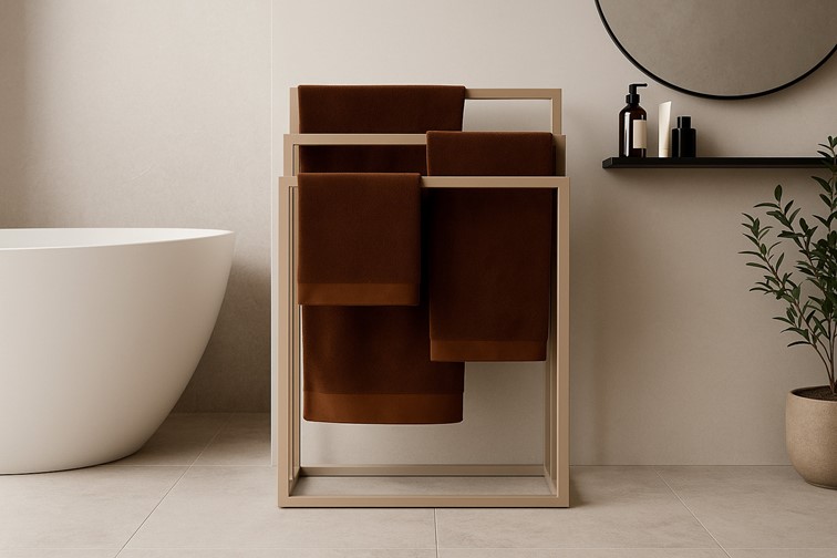 Wieszak Łazienkowy KS-52 TOWEL III Beż