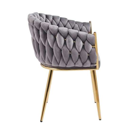 Krzesło Velvet K7-FX (G) Szary