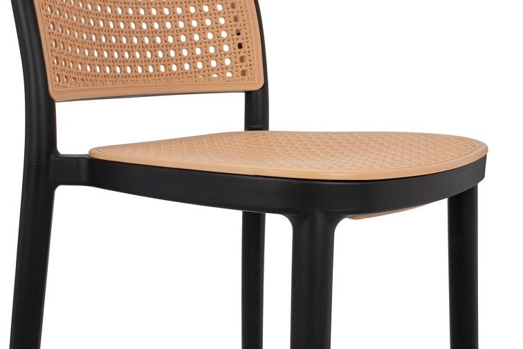 Krzesło Barowe WICKY Czarny