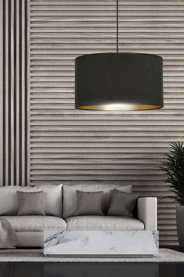 Lampa Wisząca HILDE 1 Czarny