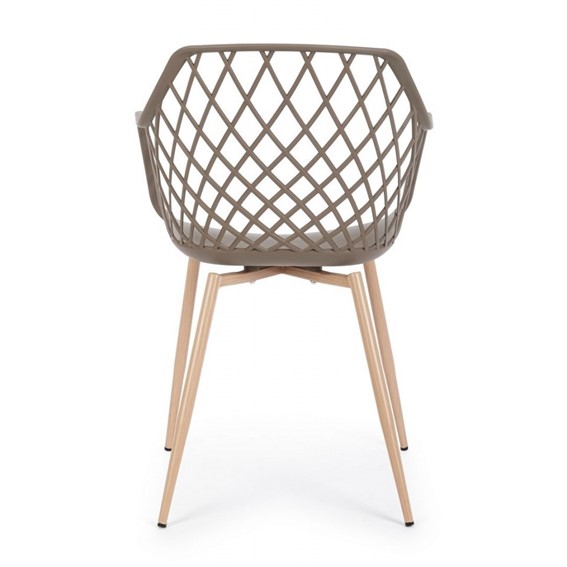 Krzesło OPTIK Brązowy