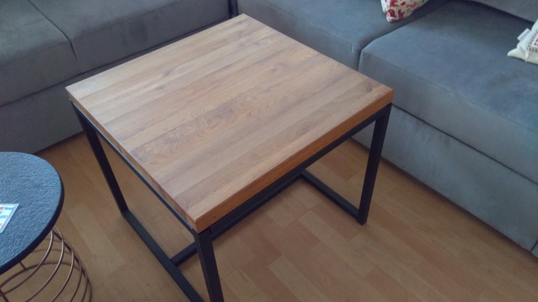 Ława LORAS C Lity Dąb/Czarny