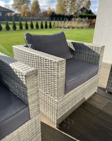 Zestaw Ogrodowy MALAGA COMFORT MAX Szary