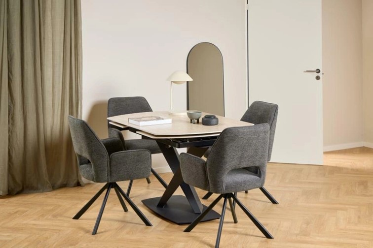 Krzesło GRAHAM Ciemny Szary