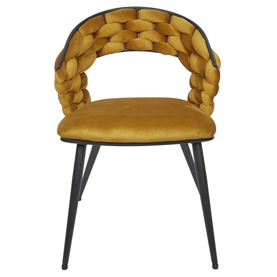 Krzesło SAWYER Musztardowy
