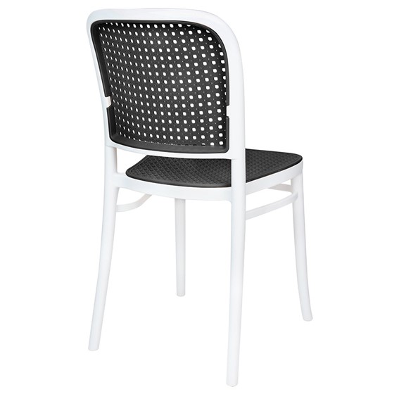 Krzesło WICKY Biały/Szary