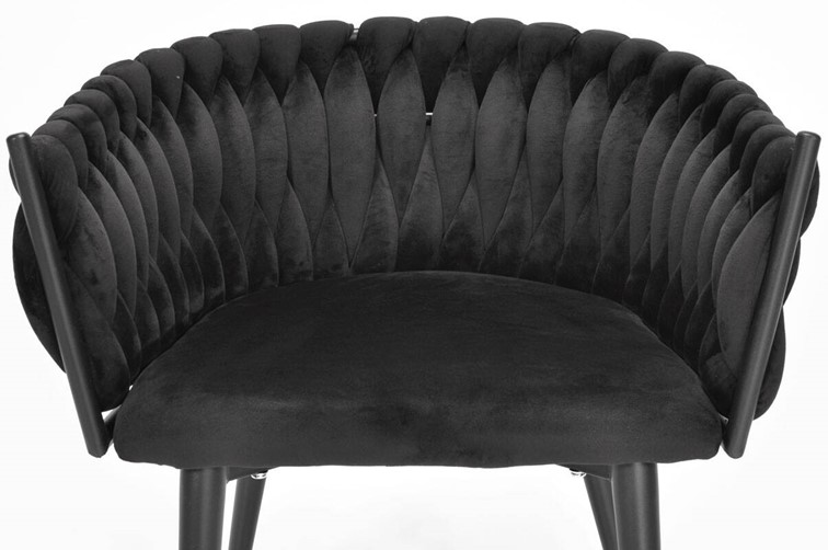 Krzesło ROSA Czarny/Czarny