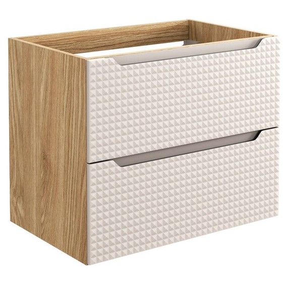 Szafka pod Umywalkę LUXOR Dąb Olejowany/Beż