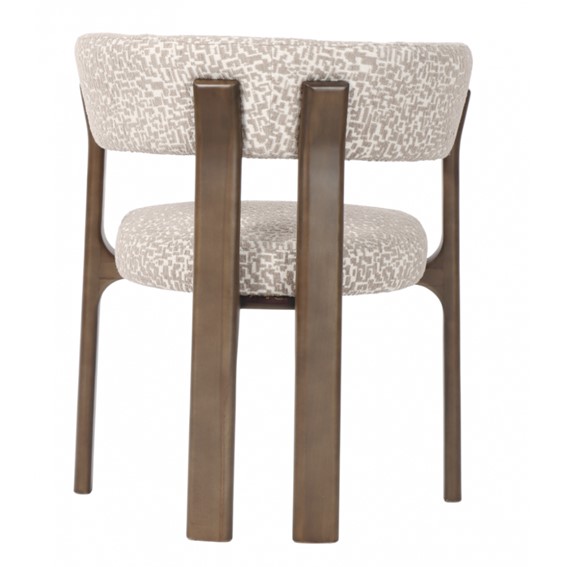 Krzesło CONTIGO Beżowy/Brązowy